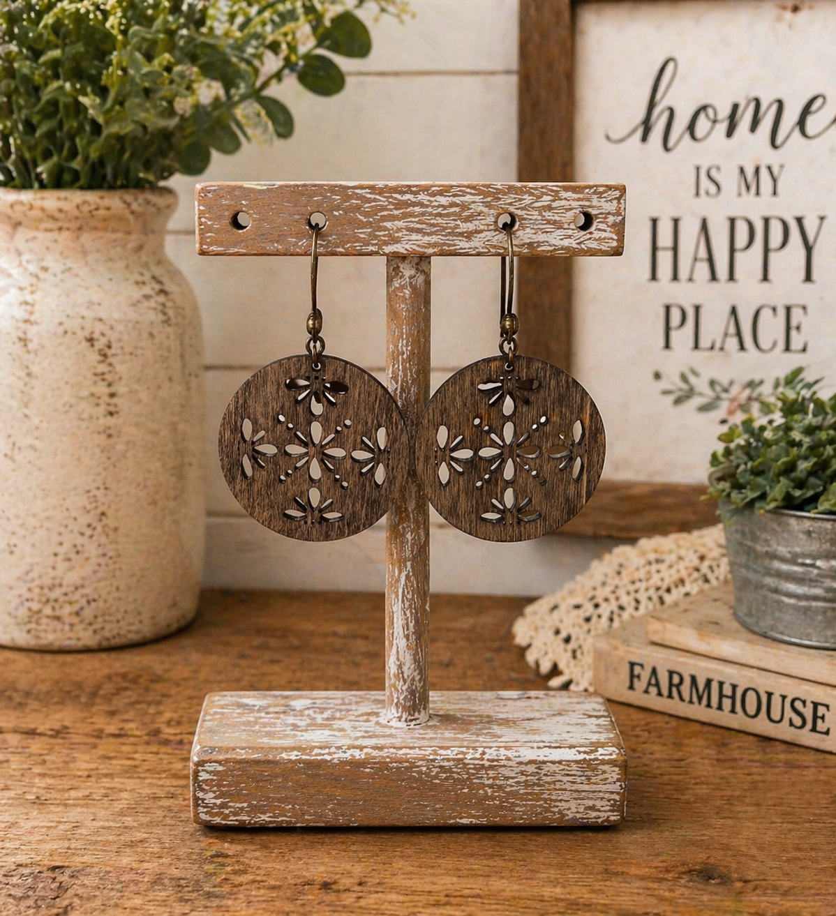 Wooden Earrings