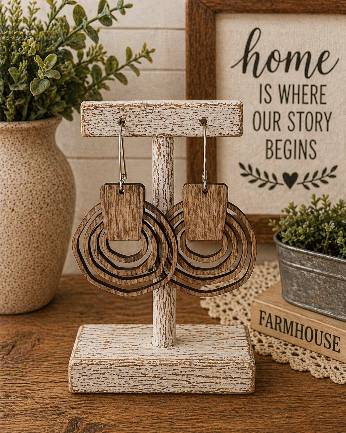 Wooden Earrings