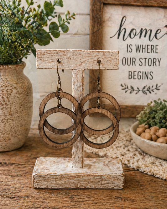 Wooden Earrings