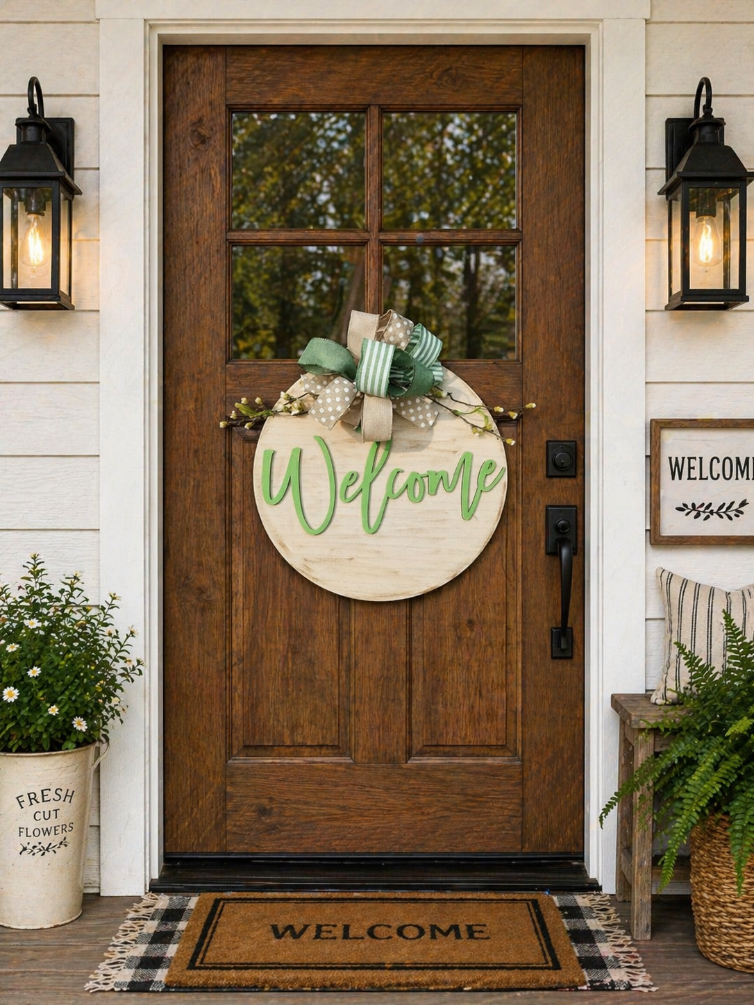 Door Hanger - Welcome (Green)