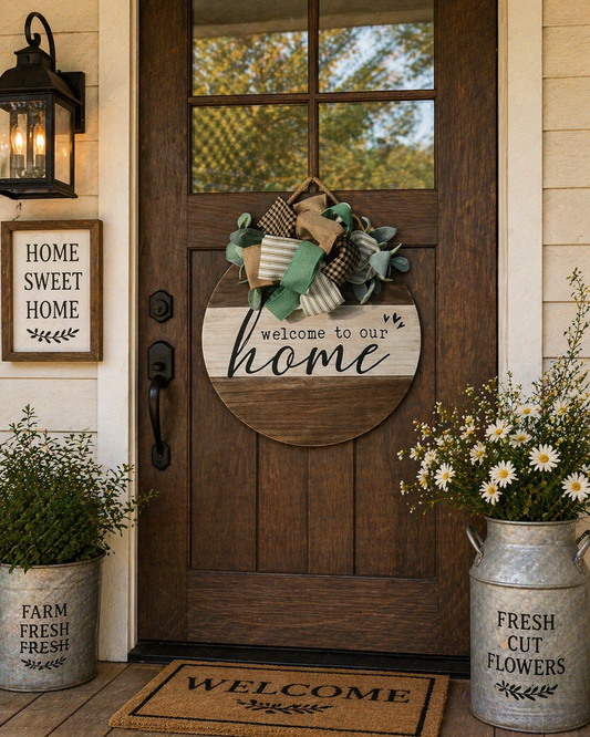 Door Hanger - Welcome To Our Home